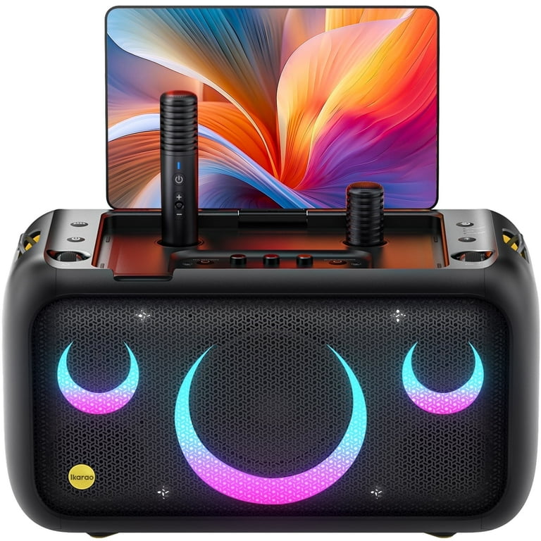 Ikarao Karaoke Machine for Adults,Built-in 13.3-inch Screen