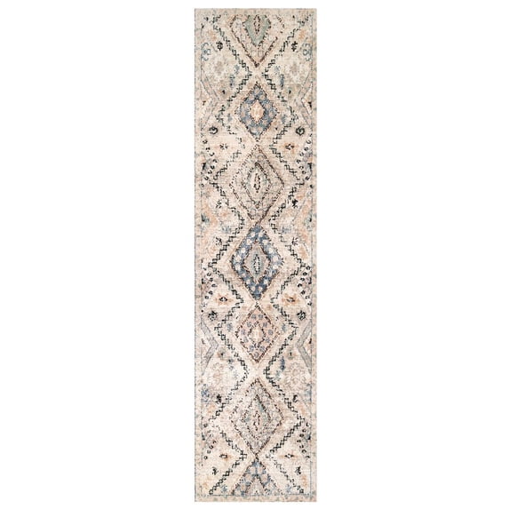 Kukoon Beige Abstract Muted Tonal Home Rug