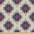thumbnail image 1 of Ambesonne Ikat Fabric by the Yard Upholstery, Peruvian Mexican Traditional, 5 Yards, Multicolor, 1 of 4