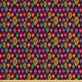 thumbnail image 1 of Ambesonne Ikat Fabric by the Yard Upholstery, Kazakhstan Motifs, 5 Yards, Multicolor, 1 of 4