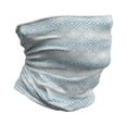 thumbnail image 1 of Ikat Neck Gaiter, Aztec Cultural Motifs, Unisex, Blue Pale Grey White, by Ambesonne, 1 of 3