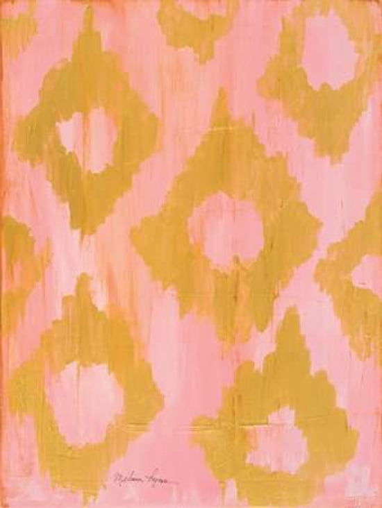 Ikat on blush Canvas Art - Melissa Lyons (18 x 24)
