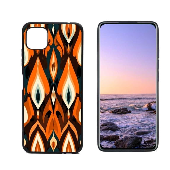 Ikat-pattern-boho-colorful-864 Phone Case, Designed for Samsung Galaxy A22 5G Case Soft Silicon for women girls boys wife gift,Shockproof Phone Cover