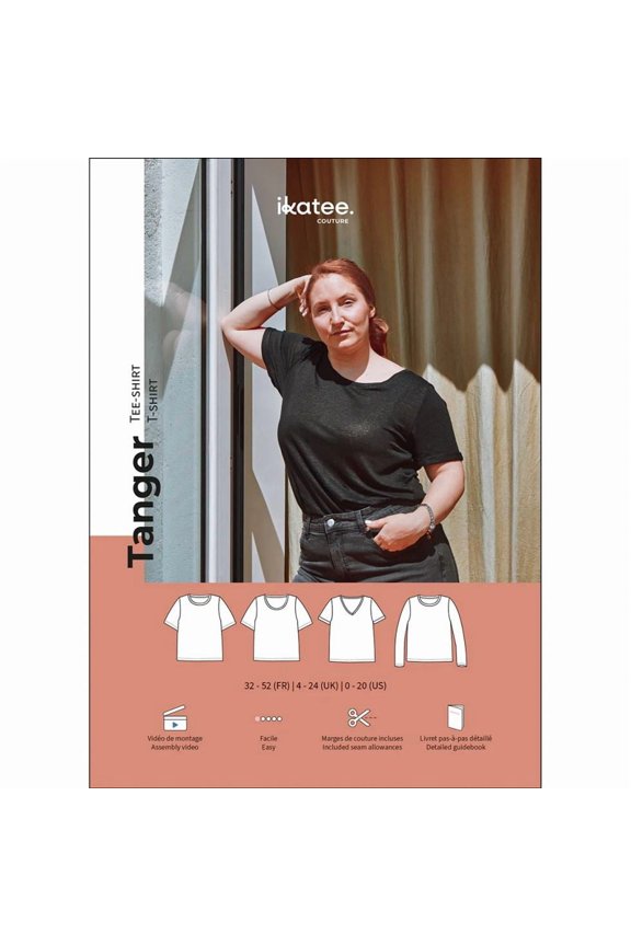 Paper Sewing Pattern Tanger T Shirt - Tops for Women