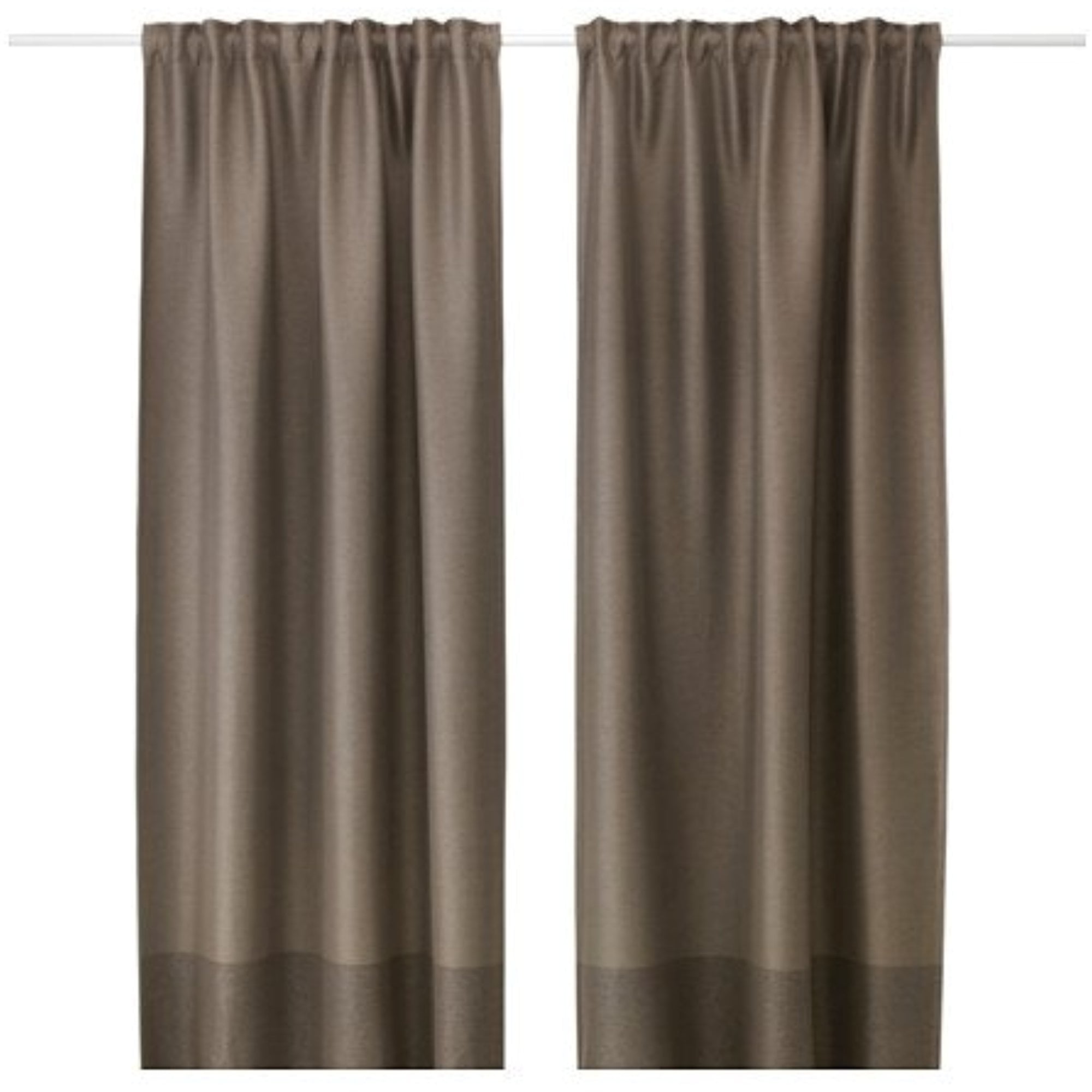 Ikea Block-out curtains, 1 pair, brown 2214.852.186 - Walmart.com, image size:2000x2000