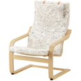 thumbnail image 1 of Ikea Chair, birch veneer, Vislanda black/white , 34386.2658.610, 1 of 1