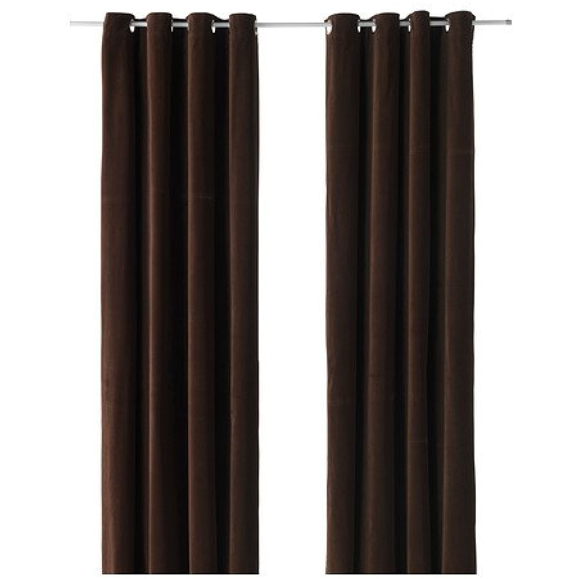 Ikea Curtains, 1 pair, dark brown 14210.1125.1820 - Walmart.com, image size:2000x2000