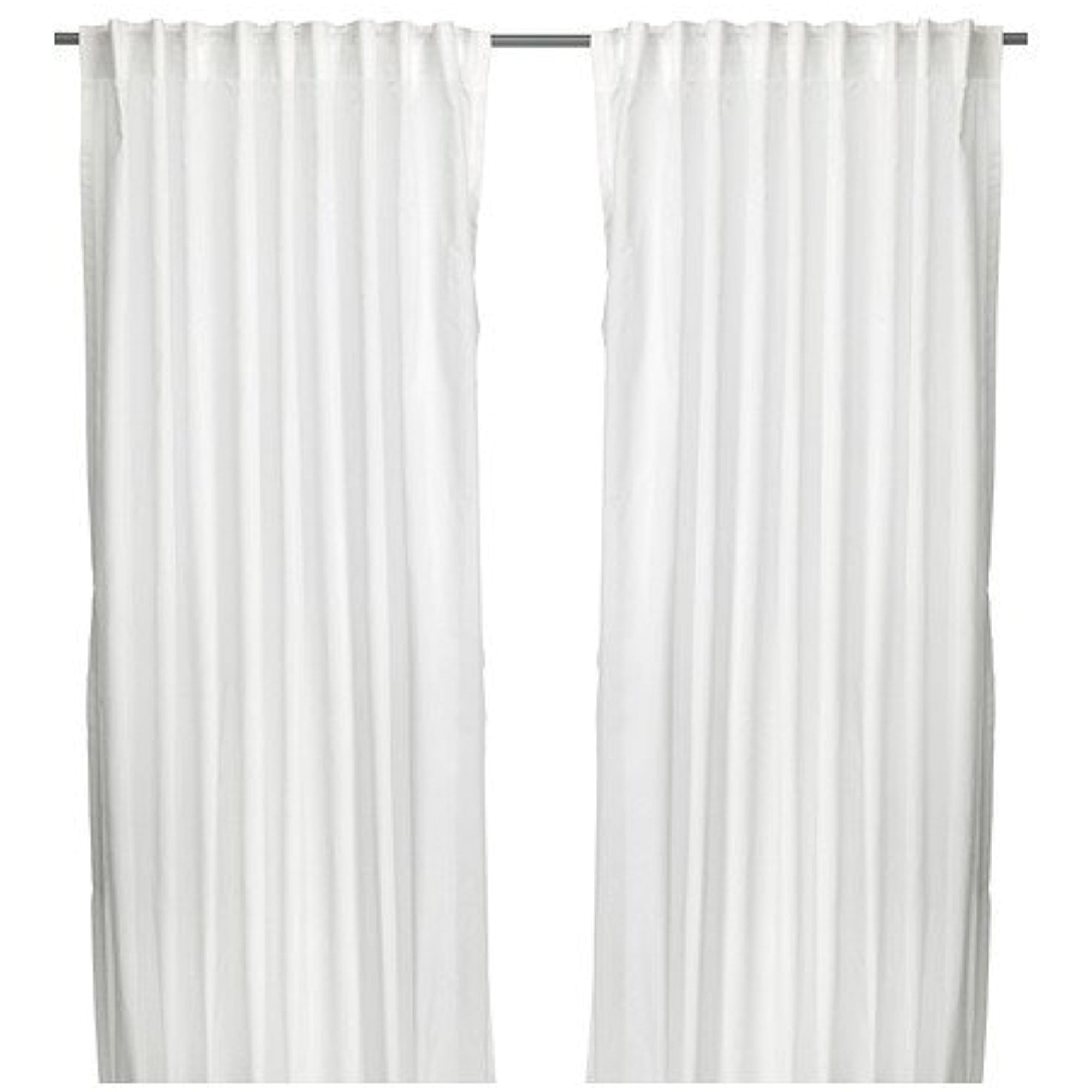 Ikea Curtains, 1 pair, white 57x98 ", 26210.292317.1420