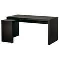 thumbnail image 1 of Ikea Desk with pull-out panel, black-brown 26210.5145.188, 1 of 1