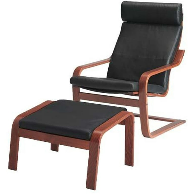 https://i5.walmartimages.com/seo/Ikea-Poang-Chair-Armchair-and-Footstool-Set-with-Black-Leather-Covers-303838-21129-82_a5870ef8-4644-40d9-9941-2ea68c076d1e_1.68743a32cbbecc59199f2fbdbb1cea6c.jpeg?odnHeight=768&odnWidth=768&odnBg=FFFFFF