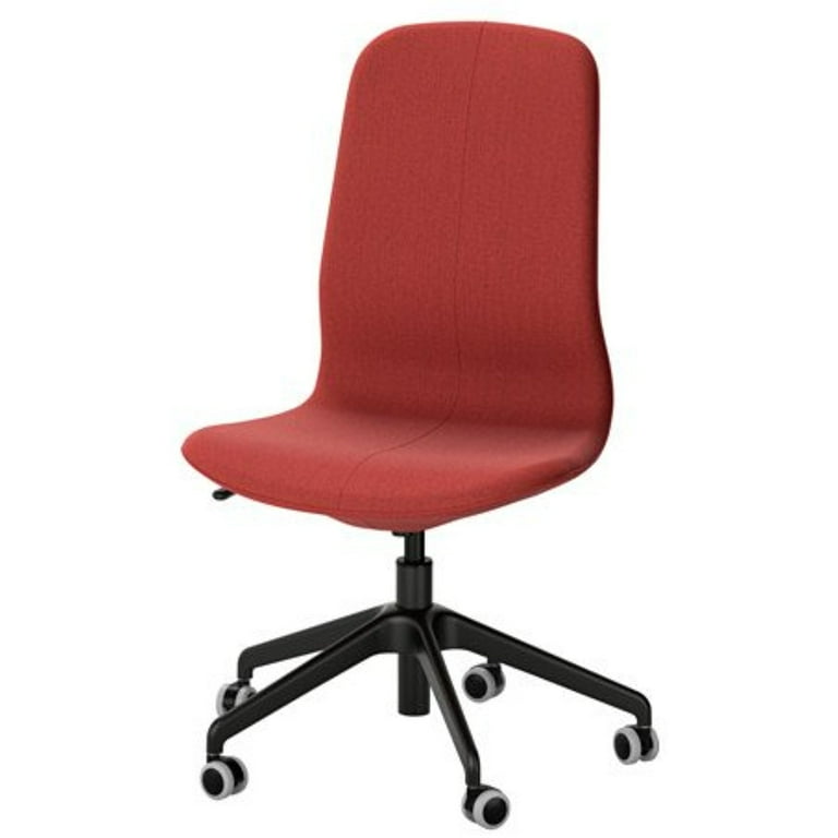 Ikea red office online chair