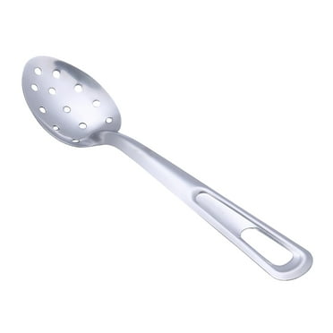 Ikeay 1*Spoon, Stainless Steel Buffet Spoon Communal Serving Spoon Soup Spoon Colander Extended Stirfry Spoon, Spoons Stainless Steel