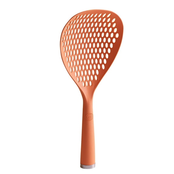 Ikeay 1Pc Colander, Plastic Kitchen Supplies Pot Noodle Spoon Multifunctional Household Noodles Blanching Sieve Large Mesh Spoon Can Stand, Tableware Kit