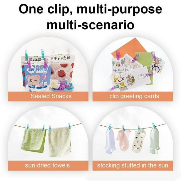 Ikeay 20-Pack Acrylic Sewing Clips for Fabric And Crafts, Multifunctional Use for Quilting And Storage, Transparent Design with Strong Hold, Ideal for Organizing And Diy Projects