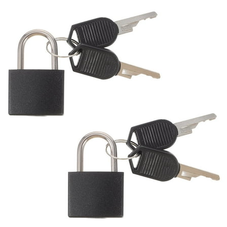 Ikeay 2Pcs Padlock with Key Travel Lock Replacement Padlock Lock for Locker,Padlock,Faucets,Clearance Sale
