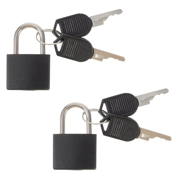 Ikeay 2Pcs Padlock with Key Travel Lock Replacement Padlock Lock for Locker,Padlock,Faucets,Clearance Sale