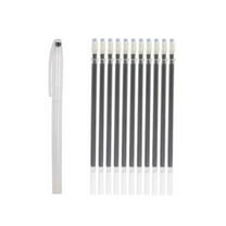 Ikeay 4-Color Heat Erasable Fabric Marking Pens, Disappearing Ink Sewing Quilting Embroidery Pens, Fine Tip Washable Marking Tools, 1Ml Each, 4-Pack Set Black