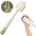 thumbnail image 1 of Ikeay 5 in 1 Bottle Cleaning Brush Set, Long Handle Water Bottle Scrubber Kit for Baby Bottles, Tumblers, Straws, Reusable Nylon Bristle Kitchen Gadget, Green & White, 1 of 8