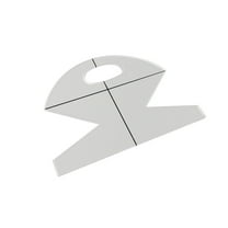 Ikeay 5 Inch Acrylic Bowl Sewing Template, Reusable Patchwork Quilting Guide for Diy Craft Projects