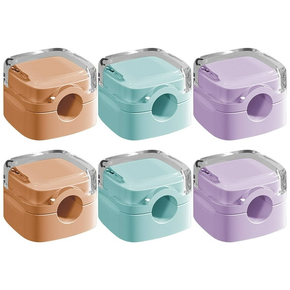 Ikeay 6 Pack Cable Clips Mixed Colors, Self Adhesive Cord Organizer for Desk Bedside Car, Phone Charger Holders Multi-Color