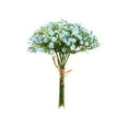 thumbnail image 1 of Ikeay 7-Stem Artificial Baby's Breath Bouquet, White Gypsophila Silk Flowers for Wedding Centerpiece Home Table Decoration Blue, 1 of 9