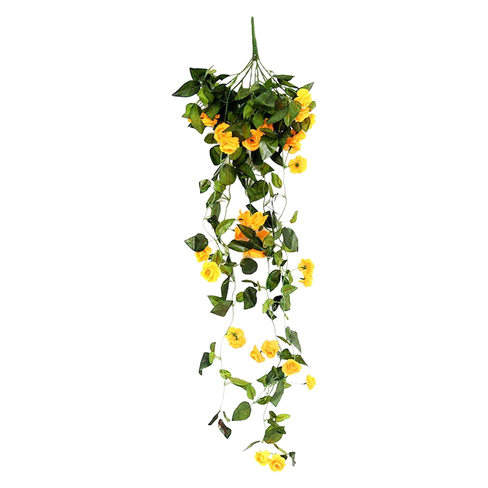 Ikeay Artificial Hanging Rose Plant Silk Flower for Home Garden Wedding ...