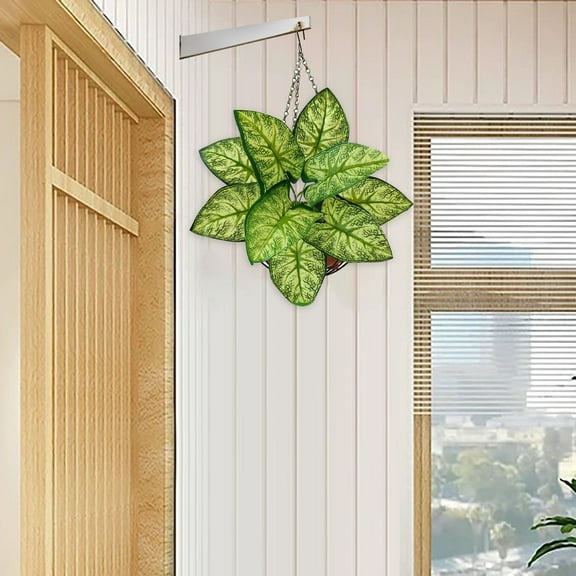 Ikeay Artificial Plants Fern with Realistic Leaves for Indoor And Outdoor Decoration, Easy to Care for And Versatile Placement