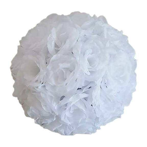 Ikeay Artificial Rose Flower Ball, 20Cm Realistic Plastic Rose Bouquet for Wedding Home Garden Table Centerpiece Decor