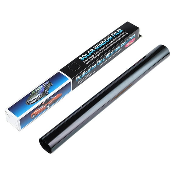Ikeay Car Window Tint Film 50Cm X 3M, Heat Insulation Sun Uv Block Privacy Glare Reduction, Self-Adhesive, 1-Roll