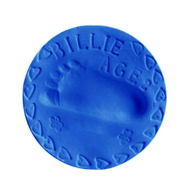 Ikeay Clearancebillie Blue Baby Hand and Foot Handprint 20G,Baby Air Drying Soft Handprint Imprint Casting Fingerprint 20G,Office Stationery Gift,Handprint Template