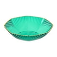 thumbnail image 1 of Ikeay Fruit Plate Fresh Fruit Platter Fruit Plate Salad Plate Modern Fruit Dishes for Countertops Home Table Centerpiece Decoration Green, 1 of 6