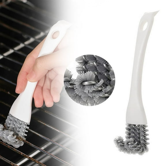 Ikeay Heavy-Duty Grill Brush with 20" Handle - Bbq Grill Grate Cleaner, Rust-Resistant Stainless Steel Bristles & Hanging Hook for Gas, Charcoal Grills