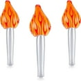 thumbnail image 1 of Ikeay Inflatable Torch Led Light 3-Pack, Silver And Red Flame Prop for Themed Party, Sports Competition, Cheerleading Decor, Easy Blow Up, Portable Design Yellow, 1 of 9