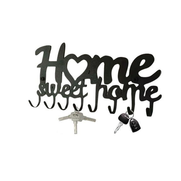 Ikeay Key Hooks for Wall Clearance,Keychain Metal Wall Mount Key Hook Home Decorative Key Antique Western Cast Iron Key Hanger Decorative Key Organizer for Front Door Kitchen Garage Shop House