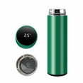 thumbnail image 1 of Ikeay Led Temperature Display Water Bottle 500Ml Vacuum Insulated Stainless Steel Sports Travel Mug Leak Proof Keeps Drinks Cold 12H Or Hot 8H for Gym Office Car, 1 of 5