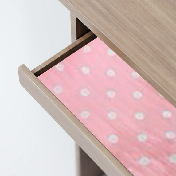 Ikeay Non-Slip Cabinet Shelf Liner 12"X118" - Grippy Drawer & Refrigerator Liners, Easy Cut Adhesive-Free Protection for Wooden Shelves, Clear