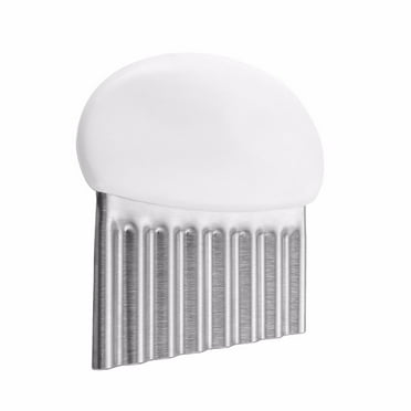 Ikeay Potato Slicer, Edged Stainless Potato Tool Kitchen Cutting Steel Fruit Wavy Vegetable Gadget Kitchen, Dining Bar, Peeler