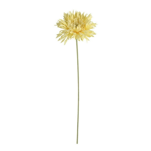 Ikeay Simulation Brushed Gerbera Chrysanthemum Single Stem Silk Flower, Minimalist Home Office Wedding Decoration, Realistic Artificial Flower