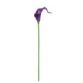 thumbnail image 1 of Ikeay Single Artificial Calla Lily Flower, Pu Realistic Floral Stem for Wedding Table Decoration, Home Kitchen Centerpiece, No Vase Included Purple, 1 of 9