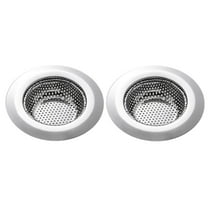 Ikeay Sink Strainers, 2 Pack Kitchen Sink Strainer Stainless Steel Drain Cover Anti Clogging Mesh Drain Strainer for Kitchen Sinks Drain, Strainers