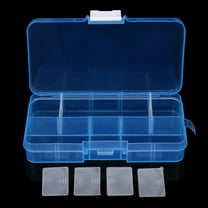 Ikeay Storage Box Clearance! Craft Plastic Jewelry Organizer Storage Adjustable Case Box Slots Bead 10 Housekeeping Organizers, Storage