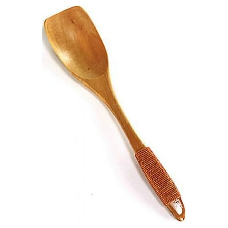 Ikeay Tableware Wooden Spoon Bamboo Kitchen Cookware Tool Soup Teaspoon Catering 1X Bamboo Wooden Spoon