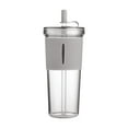thumbnail image 1 of Ikeay Water Cup X1, Acrylic Travel Tumbler with Lid and Insulated Double Wall Plastic Reusable Cups Clear/ High Temperature Resistance, Glass&Bottle, 1 of 7