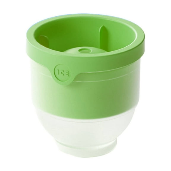 Ikeay Whiskey Home Use Silicone Large Ball Ice Ball Mold, Large Ice 2.4 Inch Clear and Round Ice Cubes for Cocktails and More, Ice Mold