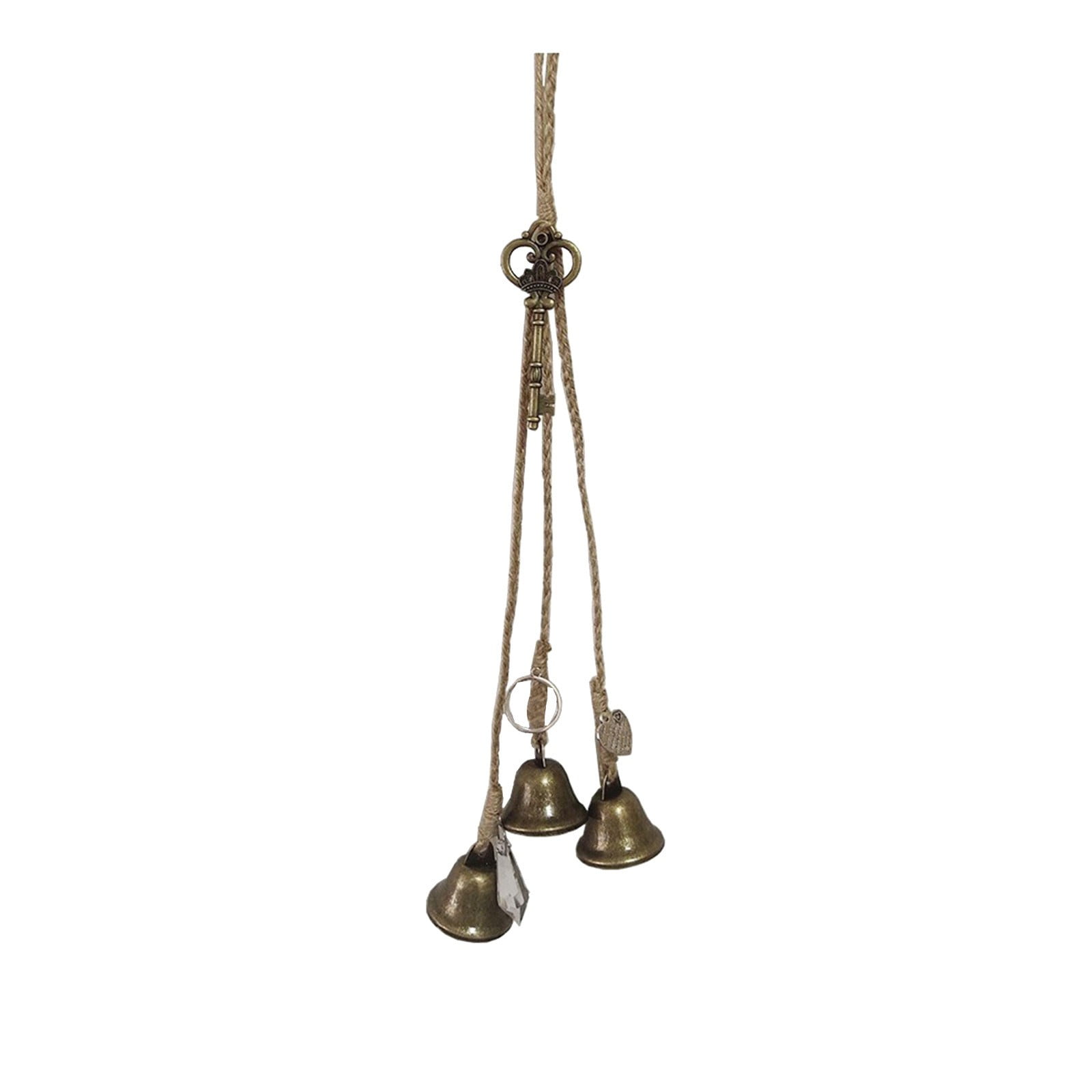 Ikeay Witch Bells Wind Chime for Home Protection, Hex Sign Hanging ...