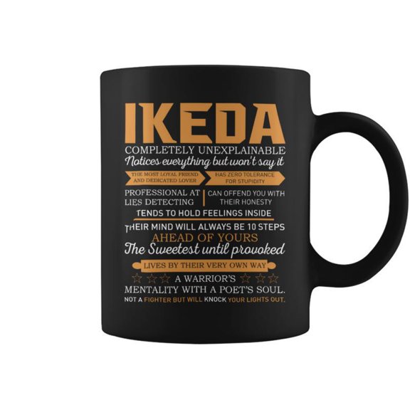 Ikeda Completely Unexplainable Notices Everything But WonT Say It Name Coffee Mugs