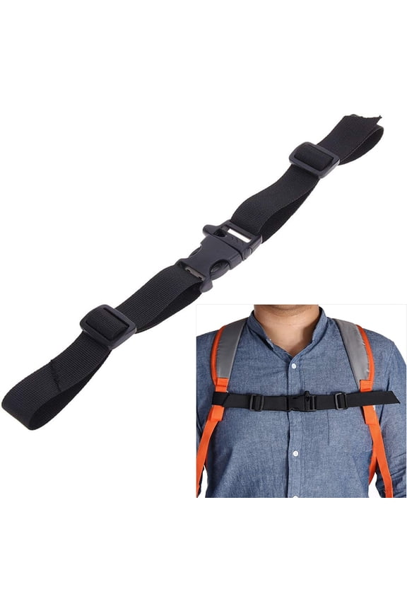 Adjustable Chest Strap with Emergency Whistle Buckle Suitable