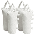 thumbnail image 1 of Extra Large 120LBS Canopy Weights Bag Leg Weight for Pop up Canopy Tent Gazebo Patio Instant Outdoor Sun Shelter,ent Weight Sand Bags (4Set White), 1 of 12
