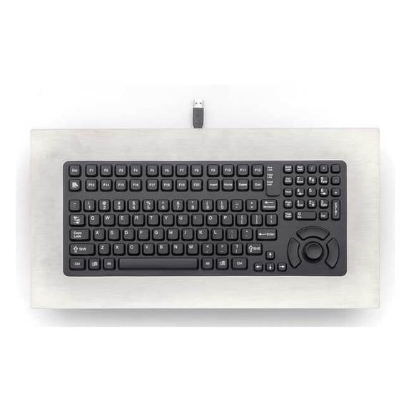 Ikey Keyboard,Stainless Steel Panel Mount,USB PM-5K-FSR-USB