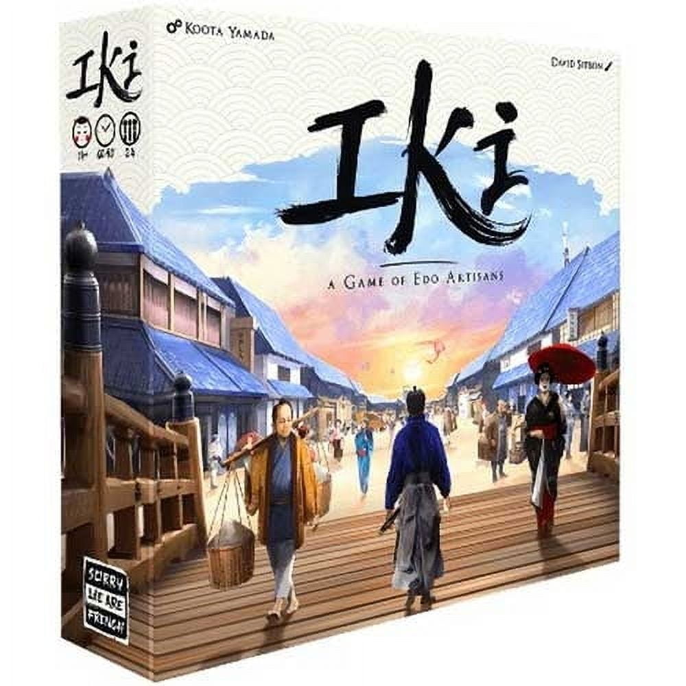 Iki Board Game | A Game Of Edo Artisans | Strategy Game for Teens and Adults | Ages 14+ | 2 to 4 Players| 60 Minutes | By Sorry We Are French